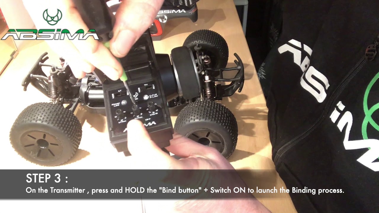 BIND un récepteur avec une Radio (appairage)