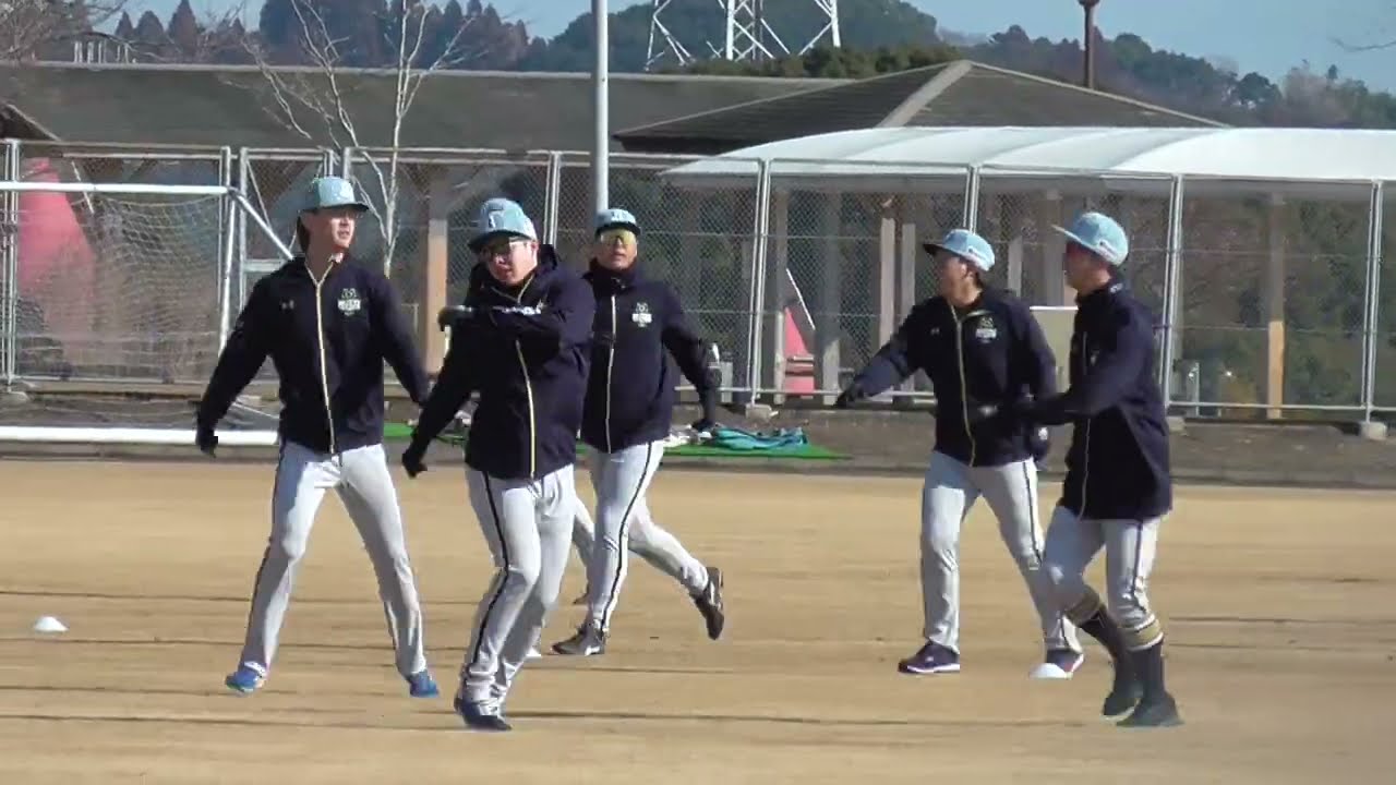 【プロ野球】26.2.7　オリックス　キャンプ　『投手　ウオーミングアップ』