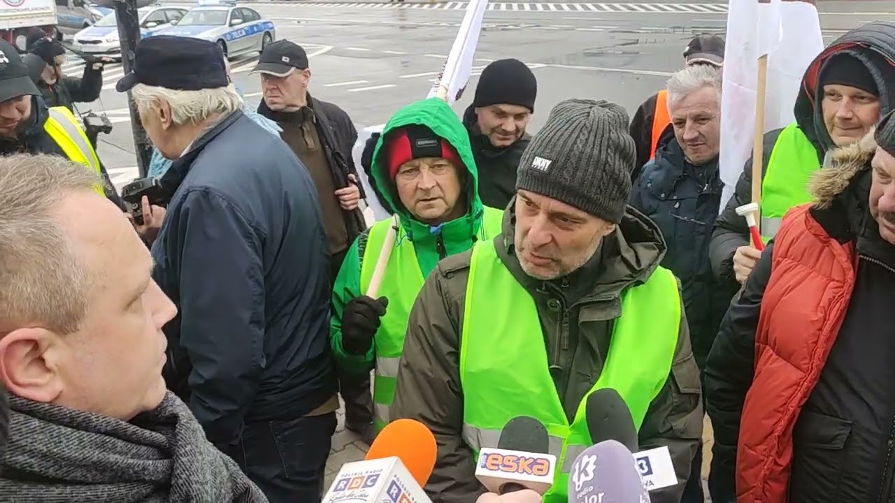 Protest MPO w Warszawie