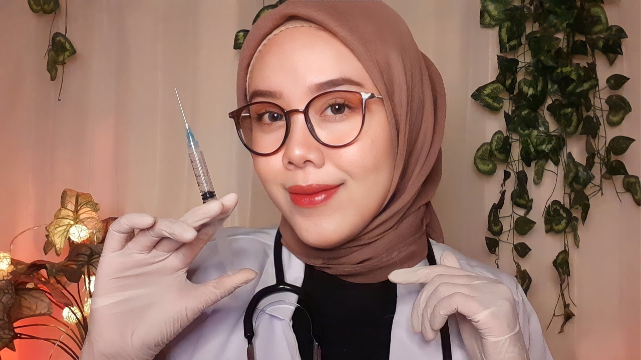 ASMR Doctor Treats Your Injuries - Kamu Pingsan di Sekolah | Eye Exam, Personal Attention