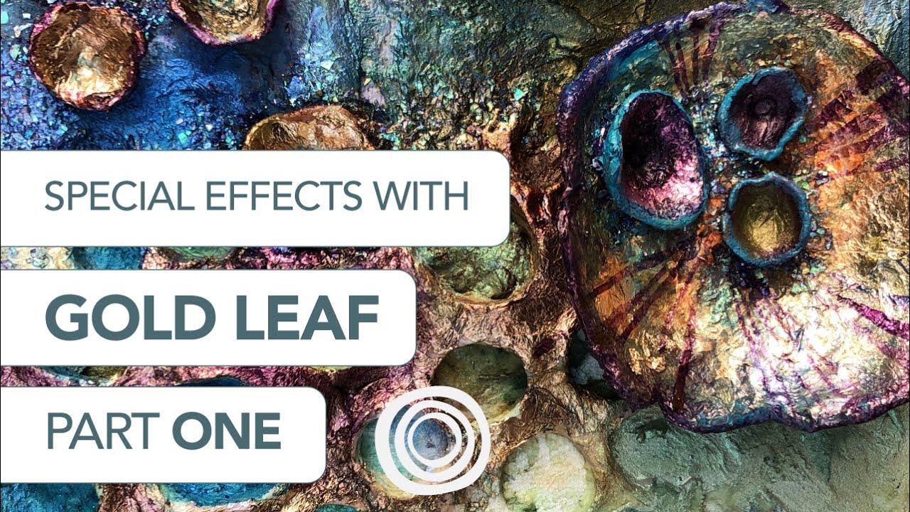 FREE CLASS |  Working with gold leaf, PART 1.