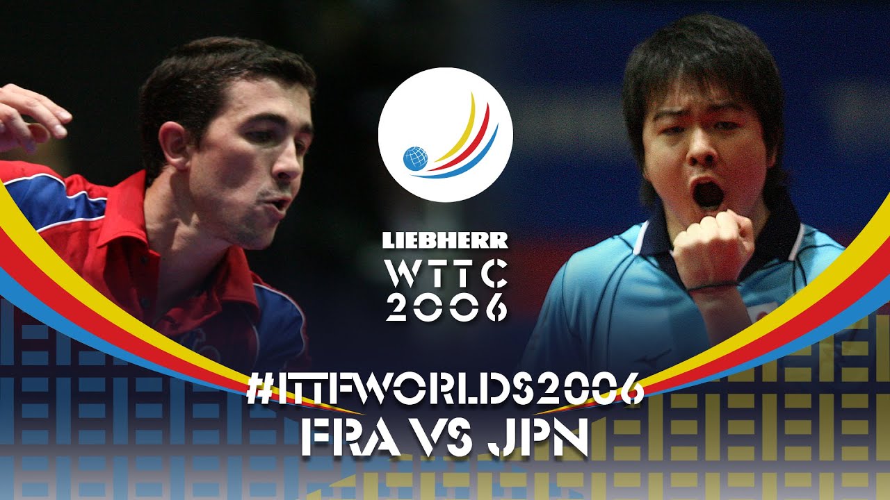 Sebastien Jover vs Seiya Kishikawa | 2006 World Table Tennis Championships (MT Grp B)