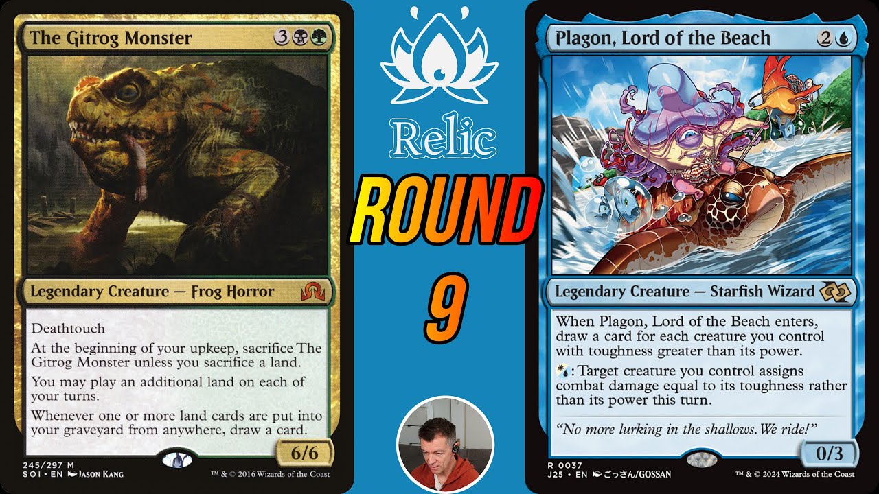 Relic r9 Gitrog (Antoine Vieilledent) VS PLagon (Gérald Jousse) - MTG French Duel Commander Magic
