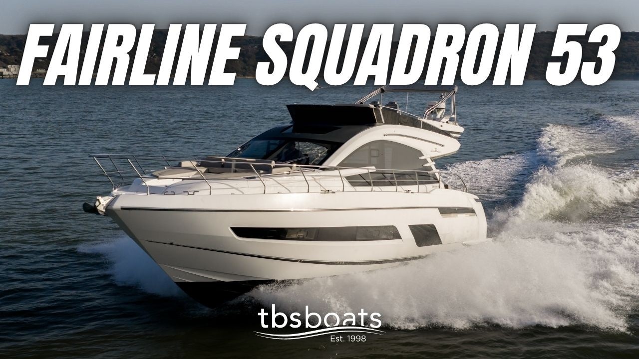 &pound;849,950 | Fairline Squadron 53 | Interior & Exterior Tour | For Sale