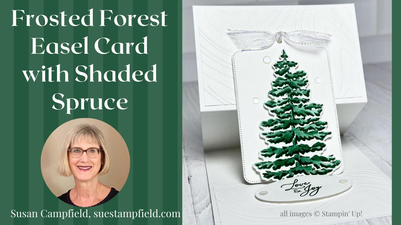 Frosted Forest Easel Card