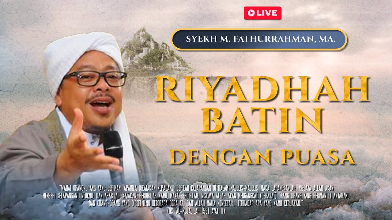 🔴[LIVE]  SYAIKH AKBAR FATHURRAHMAN | RIYADOH BATIN | MRBJ TV