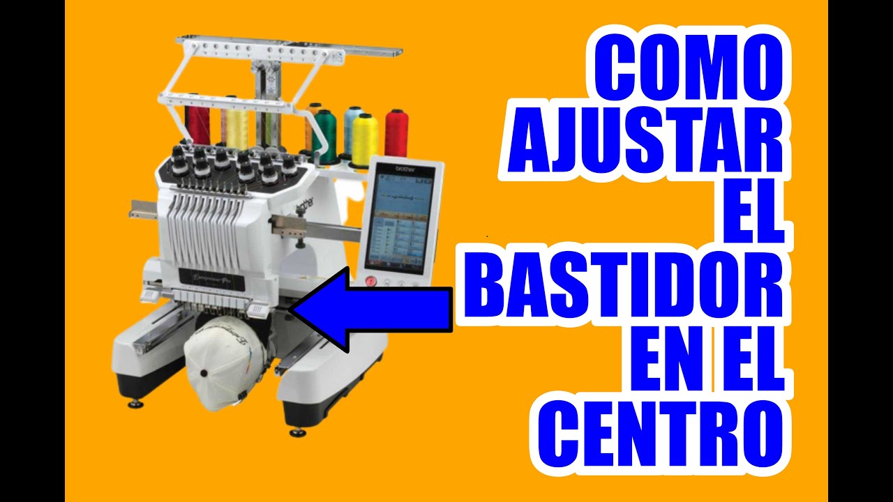 SOLUCION DE PROBLEMA CON EL CENTRO DE BASTIDOR DE TU BORDADORA BROTHER PR, BABYLOCK