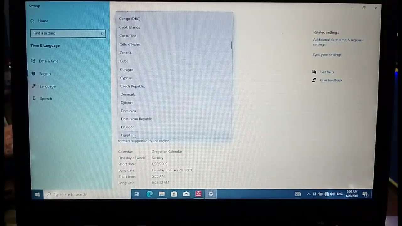 طريقه ضبط التاريخ و الوقت علي جهاز بنسخه 10 و حل مشكله الانترنت