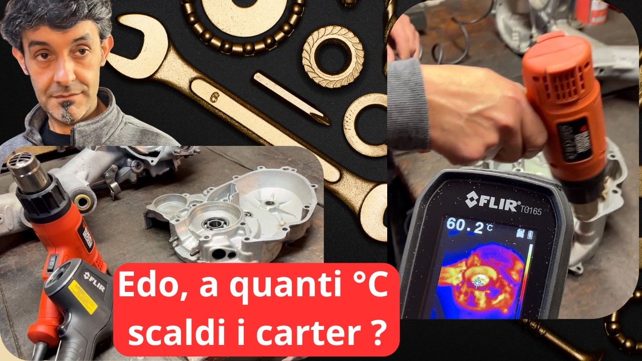 Misuriamo la temperatura di riscaldamento per inserire i cuscinetti