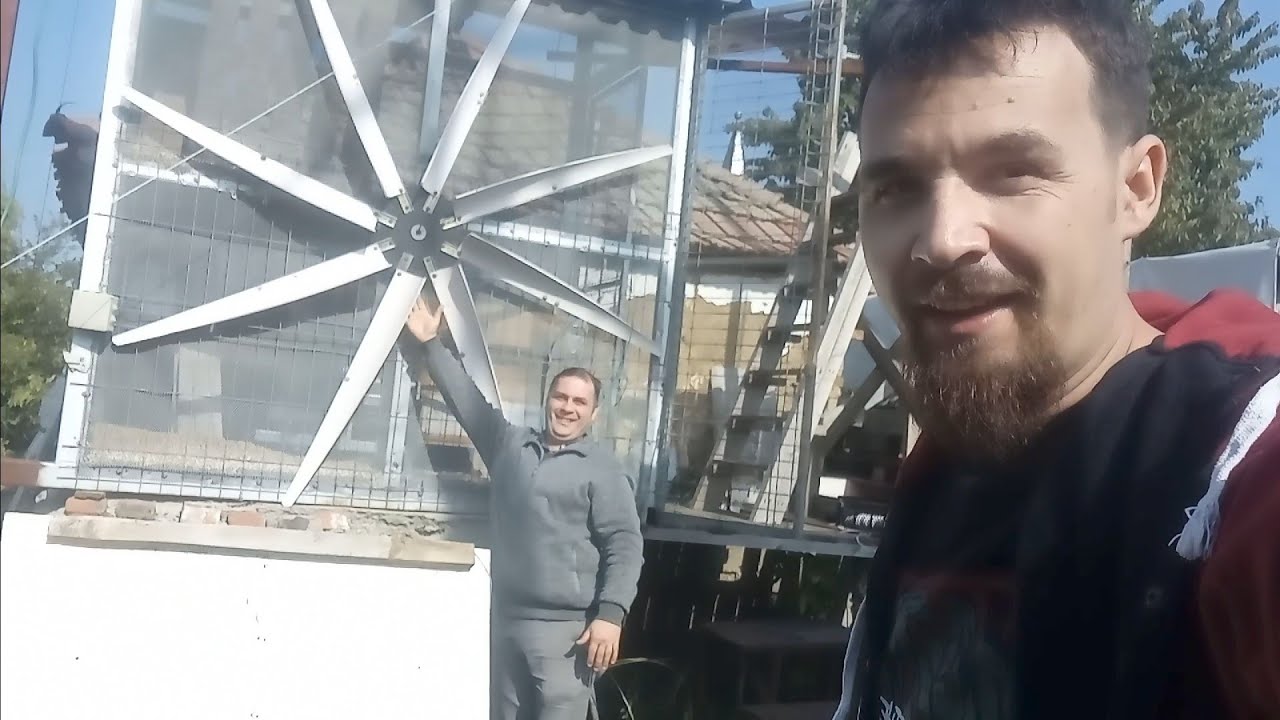 Gigászi szélgenerátor ,menni Sanyihoz