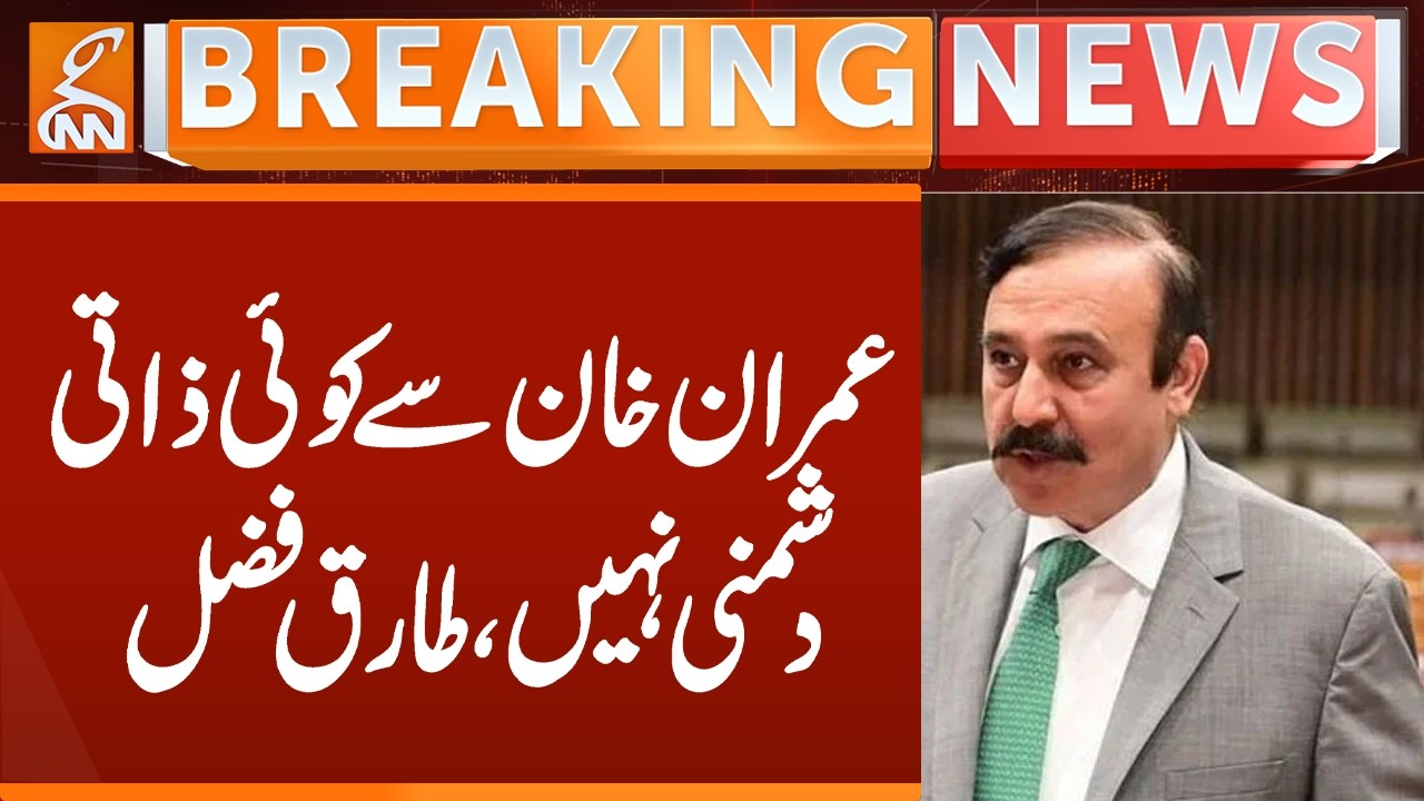 Tariq Fazal: No personal enmity with Imran Khan  | Breaking News | GNN