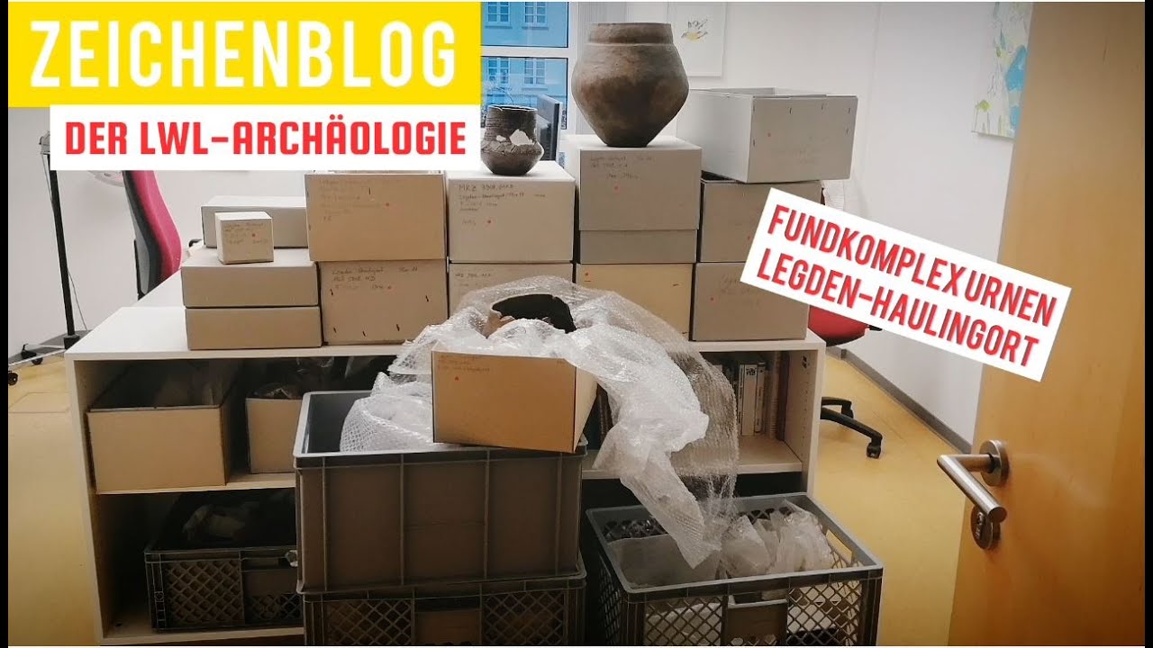 Archäologisches Zeichnen: Fundkomplex Urnen Legden-Haulingort (Teil 1)