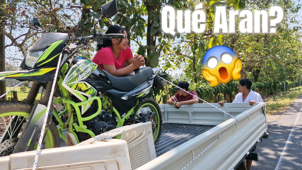 Así paró la MOTO de LAURA, TUVO QUE PEDIR AUXILIO a MARI Xq no hayaban que hacer.