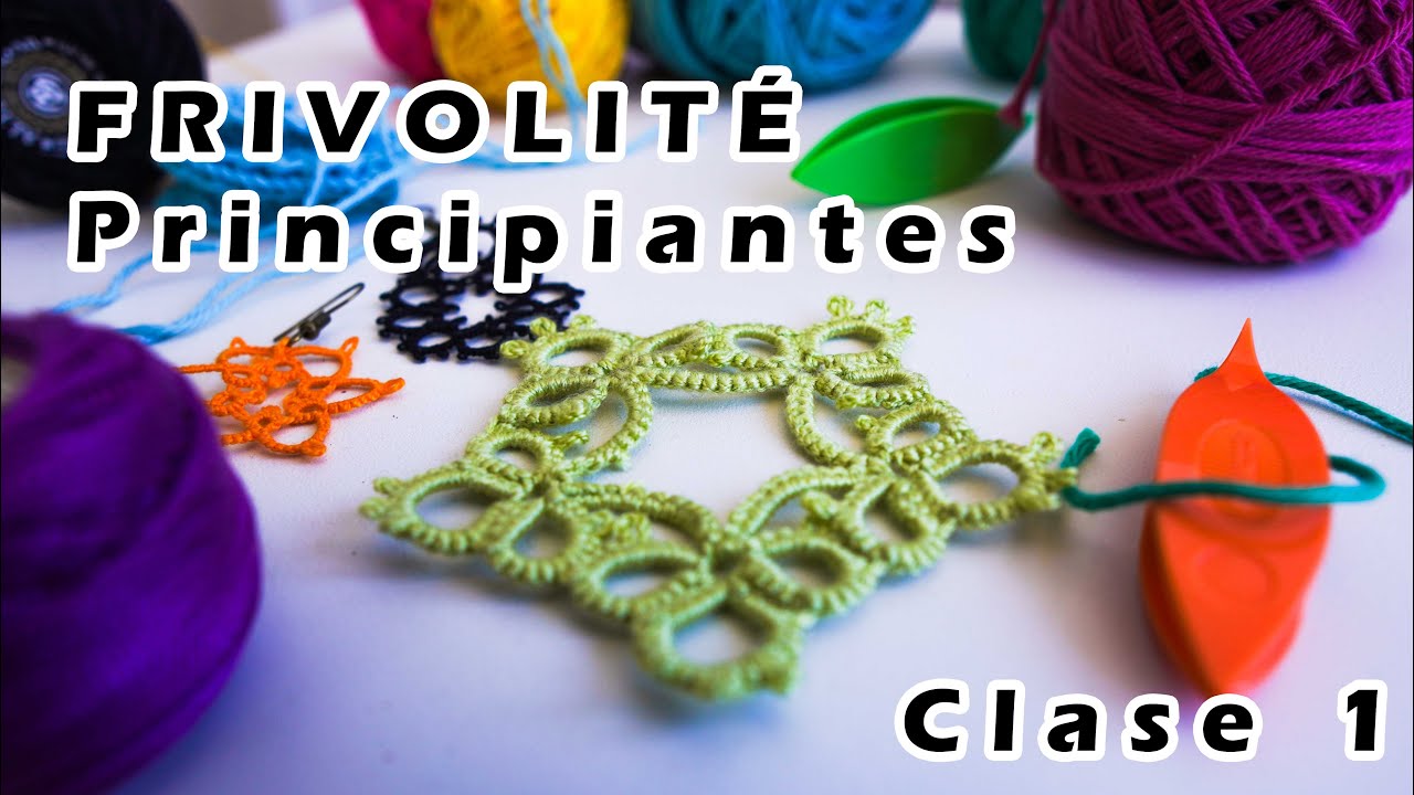 Aprende la HERMOSA técnica de FRIVOLITÉ | Primeros NUDOS y aprende a hacer anillos