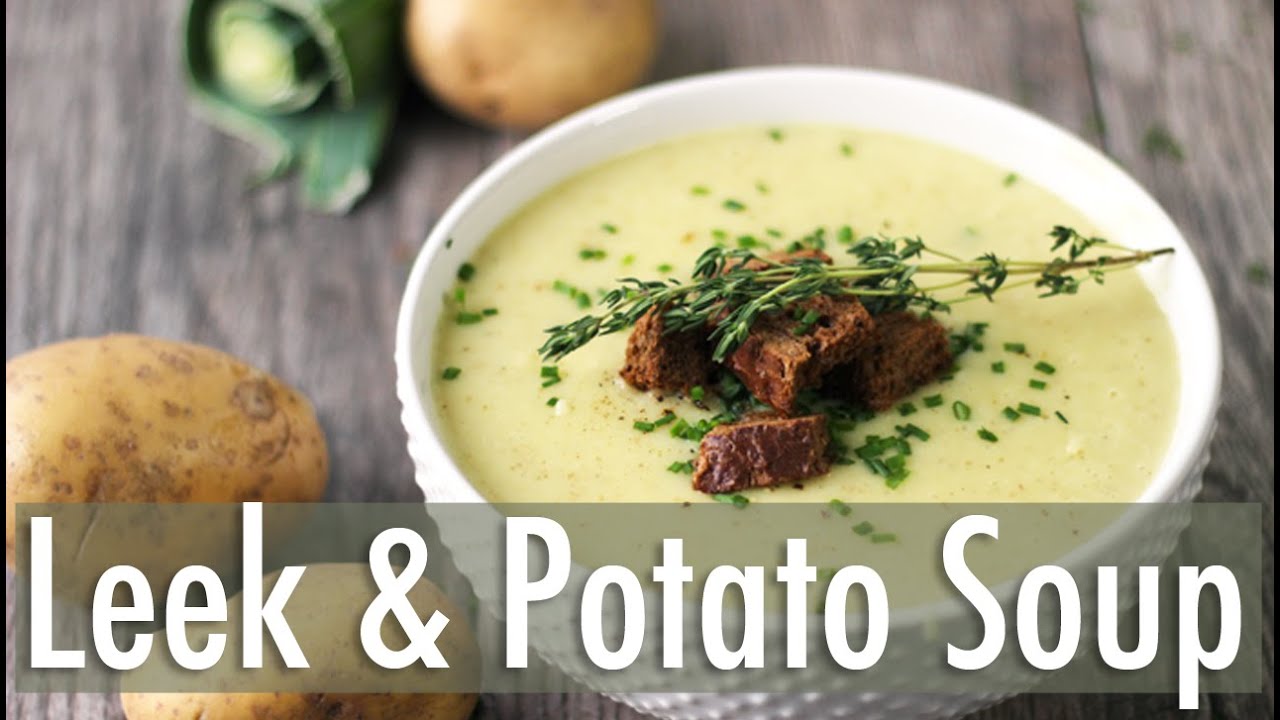 Creamy Leek and Potato Soup | Healthy Vegan Recipe