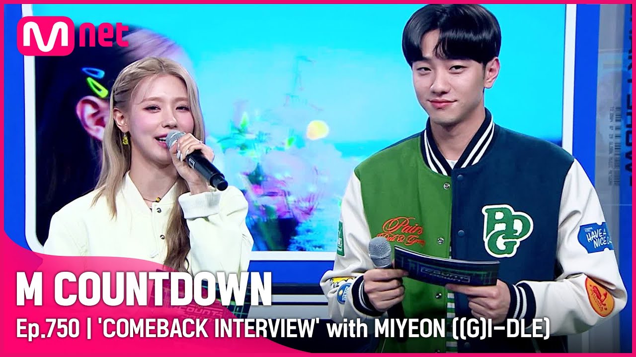 [EN/JP] ['COMEBACK INTERVIEW' with MIYEON ((G)I-DLE)] #엠카운트다운 EP.750 | Mnet 220428 방송