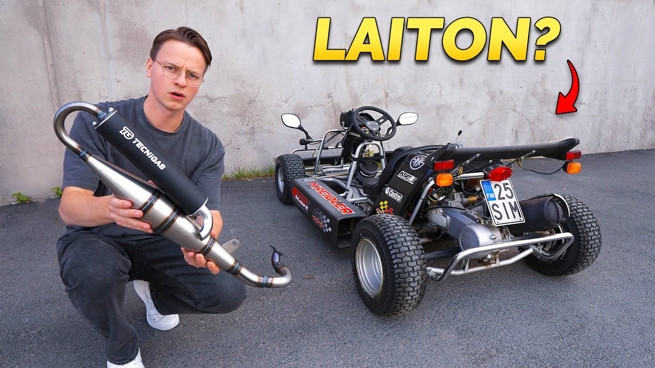 LISÄÄ VOIMAA KATULAILLISEEN KARTING-AUTOON!