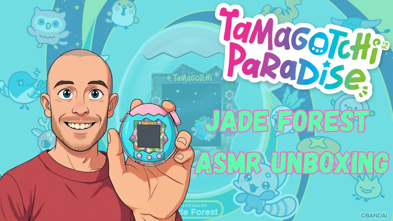 ASMR Tamagotchi Paradise Jade Forest Unboxing & Gameplay (Relaxing Sounds)