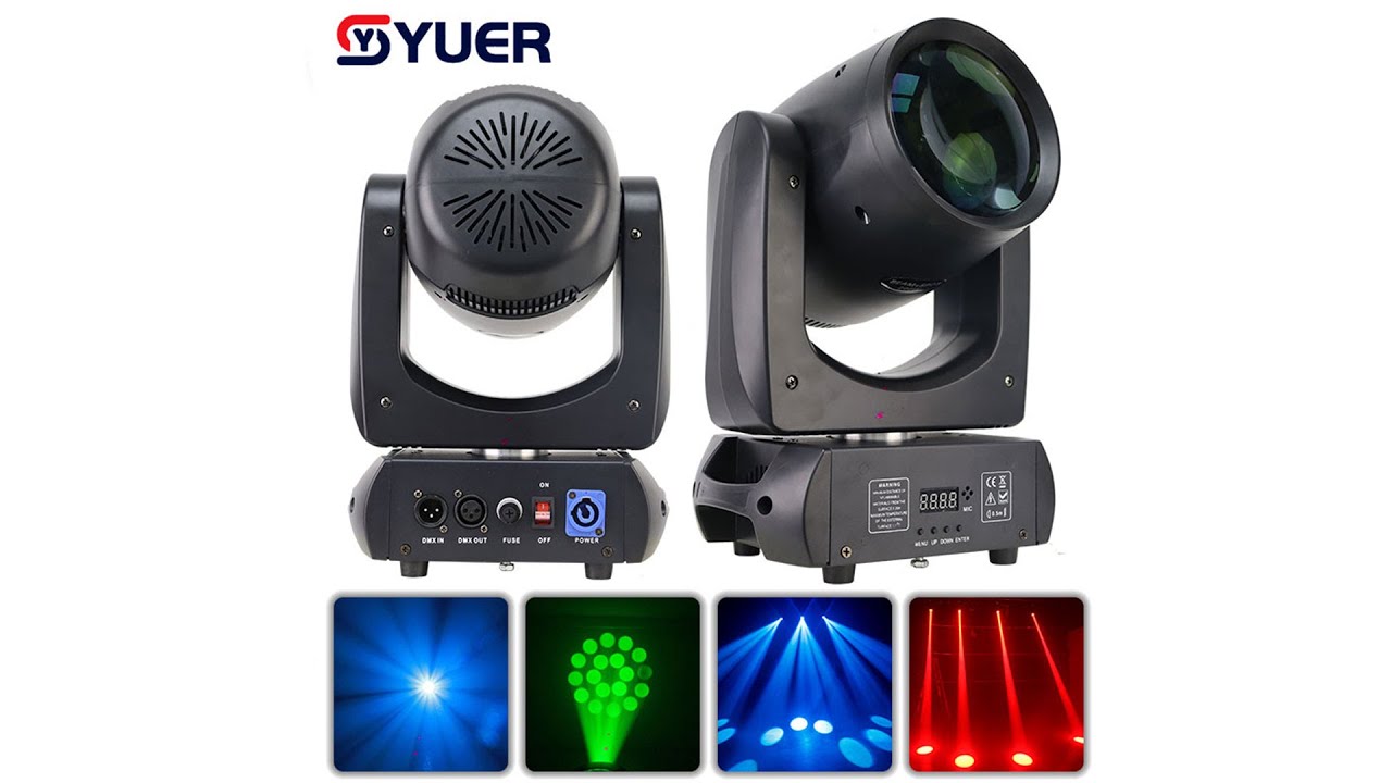 YUER&trade;️ NEW 200W LED Moving Head Light Beam Spot 18 Rotating Prisms