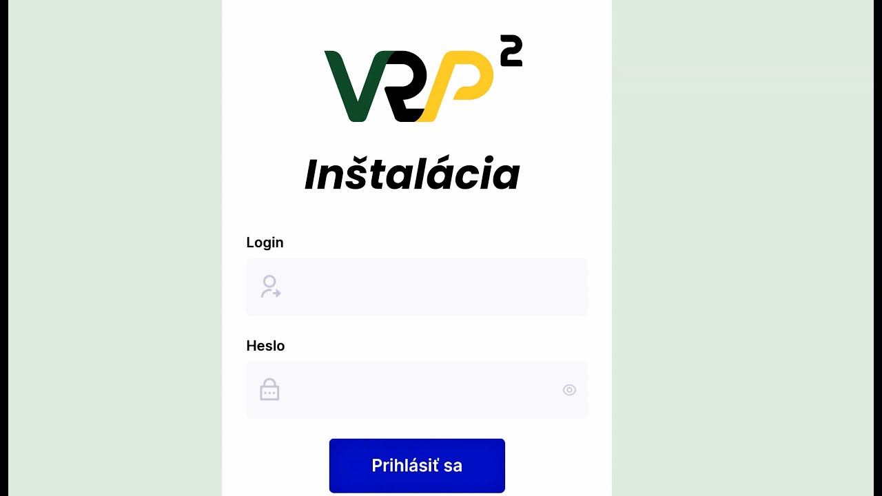 In&scaron;tal&aacute;cia Virtu&aacute;lnej registračnej pokladnice - VRP2