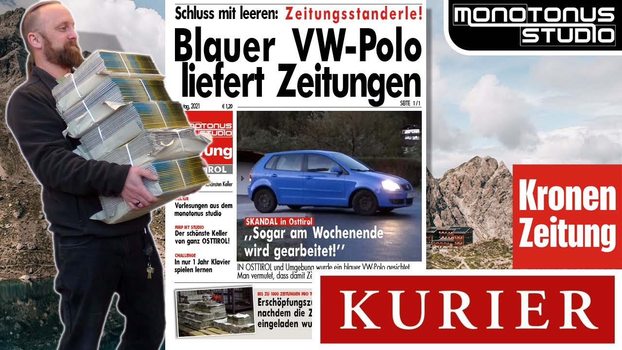 Doku - Ein Wochenende als Zeitungsbote - Lieferant für Kronen Zeitung und Kurier