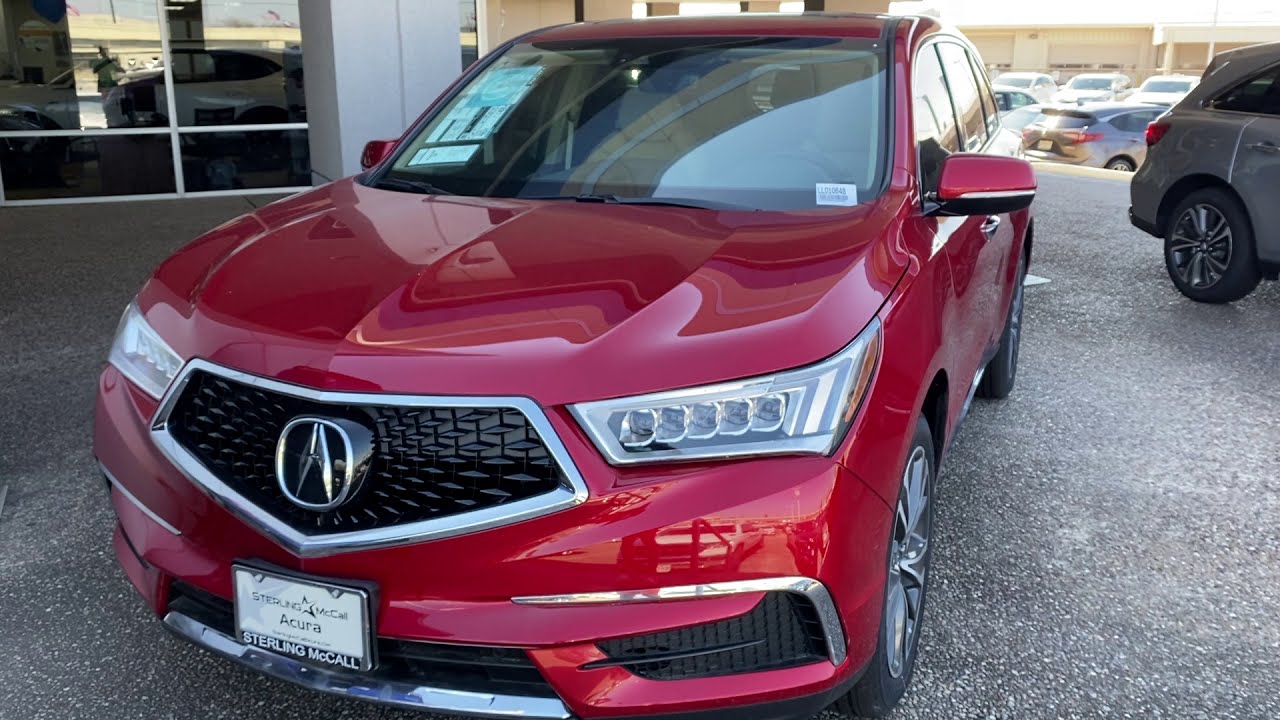 2020 Acura MDX tech package tour