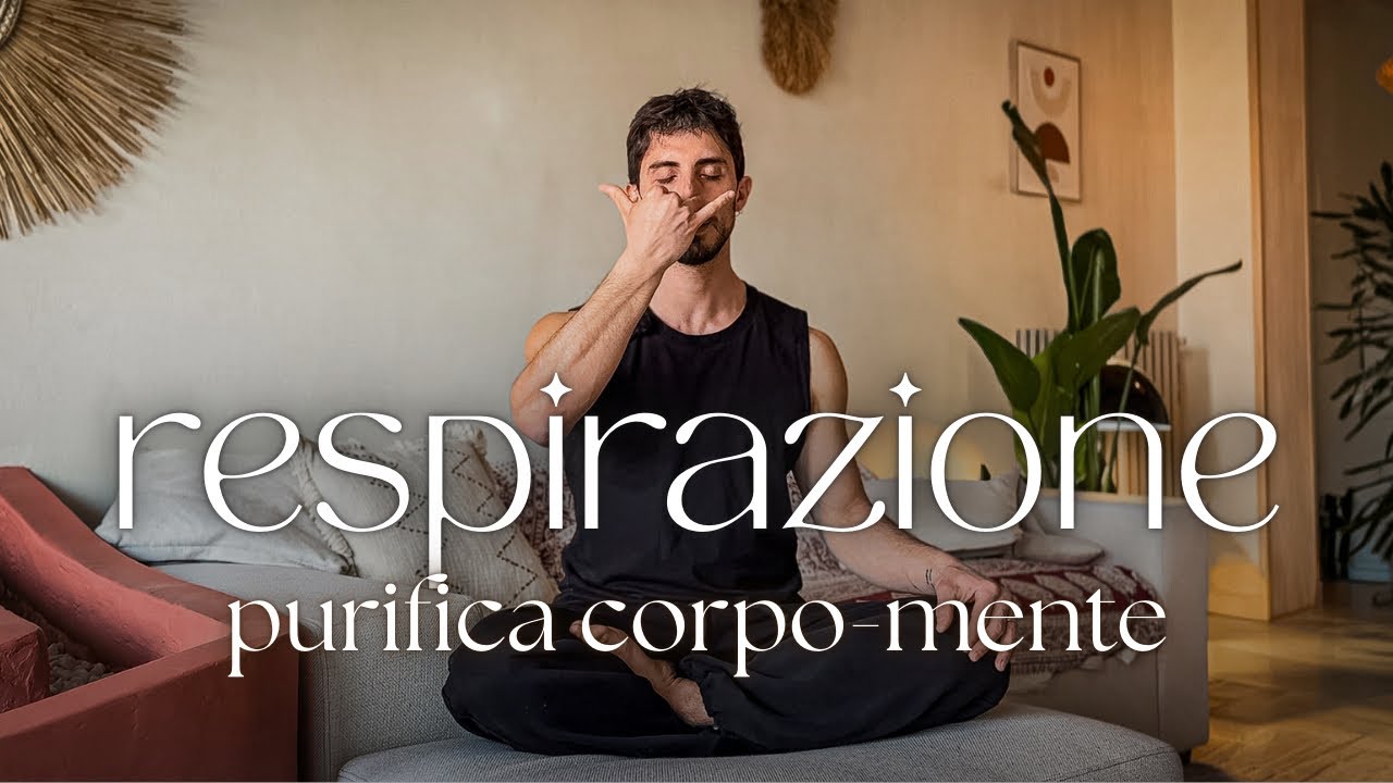 7 minuti | RESPIRAZIONE NADI SHODHANA | per RESETTARE le energie e purificare il CORPO-MENTE