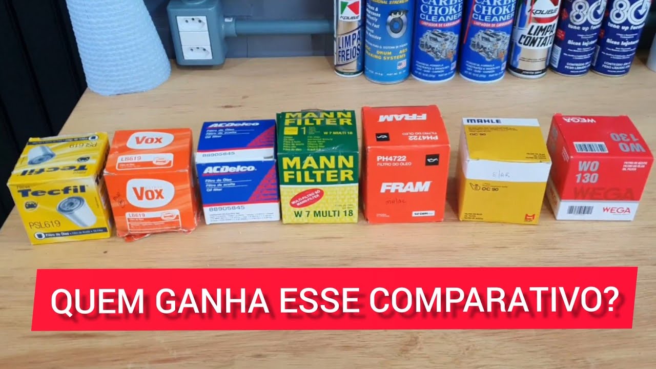 Qual o melhor filtro de óleo? Comparativo de 7 filtros para o Chevrolet ONIX