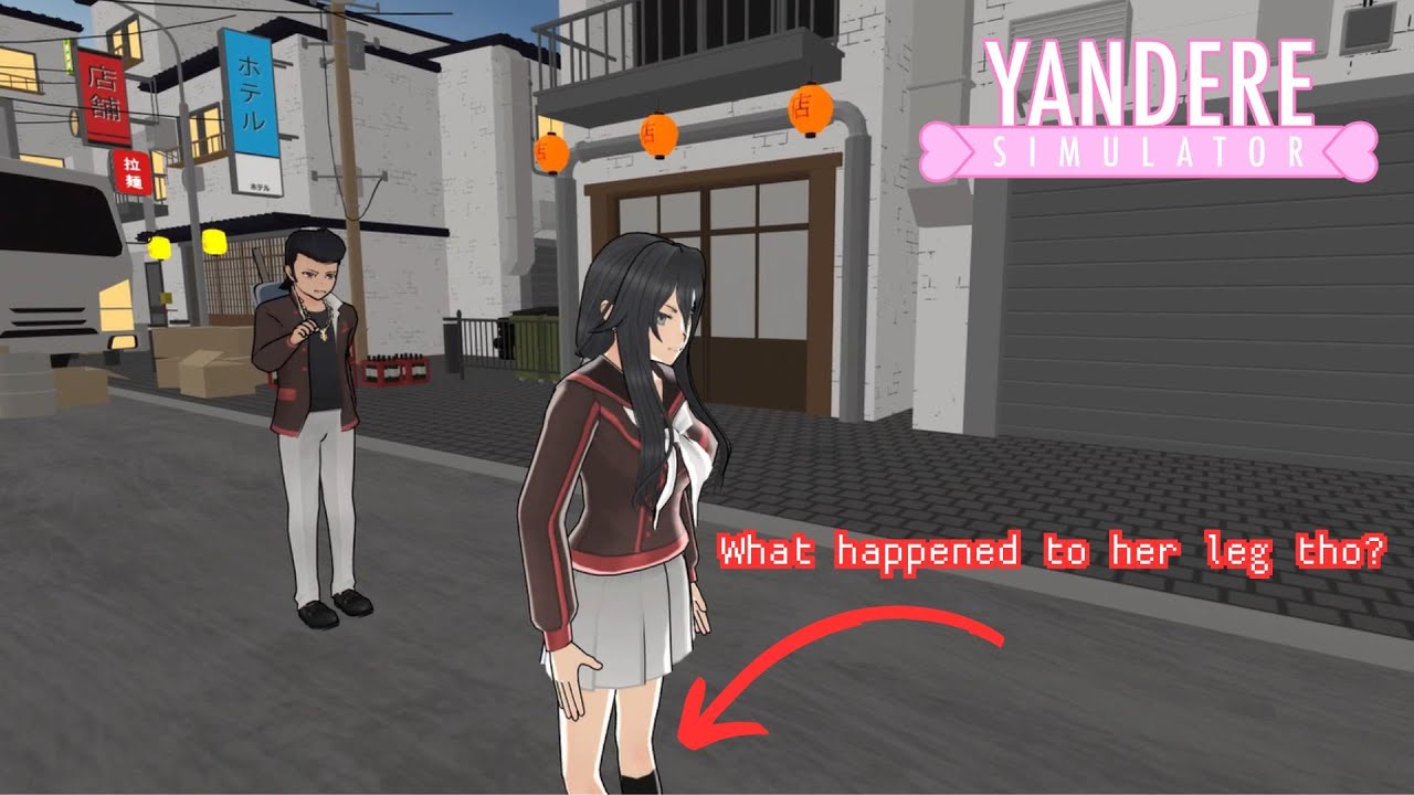 “Togo warns Ryoba about approaching delinquents” cutscene (1/4/2025) | Yandere Simulator