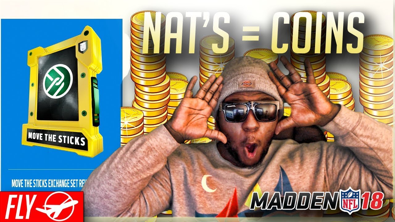TURN YOUR NAT CARDS INTO FREE COINS WITH THIS SET! MUT 18 PACK OPENING | Madden 18 Ultimate Team