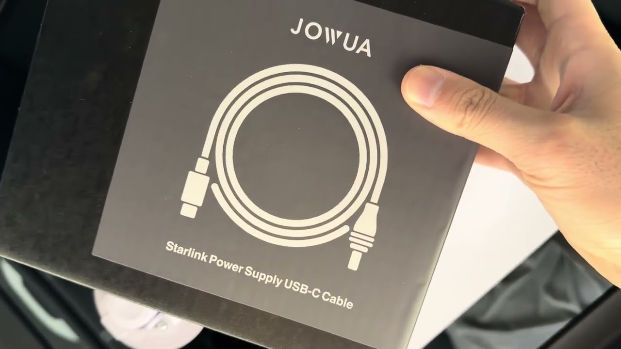 Зарядный кабель Starlink для подключения к USB-C или розетке 12 В от JOWUA!