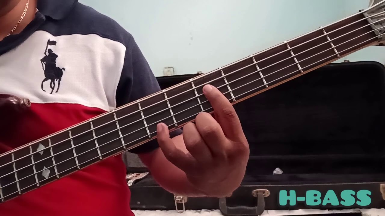 aprende facil a tocar balada o bolero en el bajo eléctrico 5 cuerdas fácil. tutorial clases