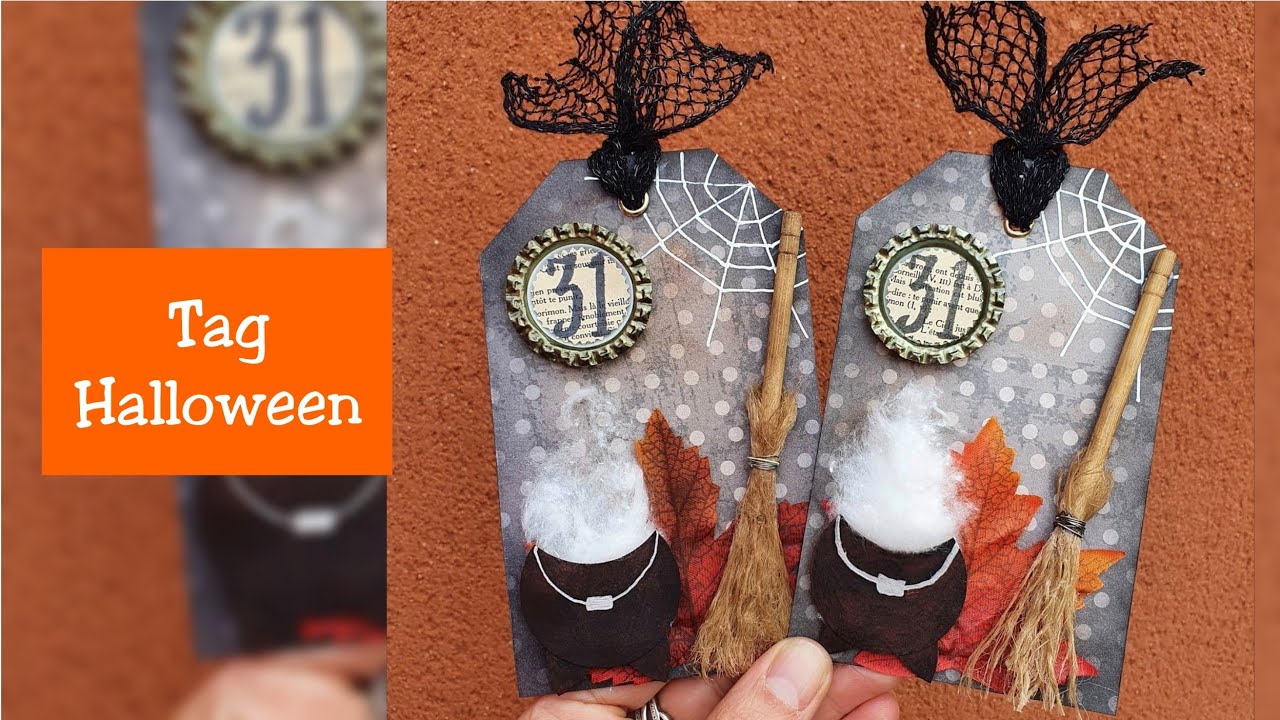 Scrap/tuto: Tag Halloween 