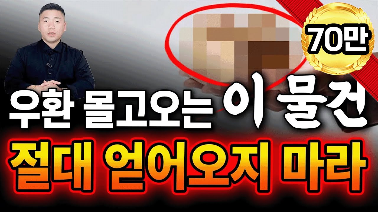 이 물건 절대 얻어오지 마세요. 우환까지 따라옵니다.