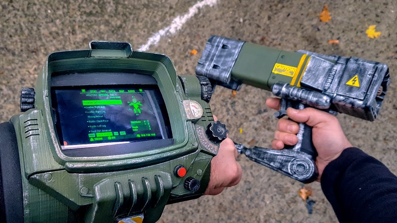 КАК СДЕЛАТЬ ПИП-БОЙ И ЛАЗЕРНЫЙ ПИСТОЛЕТ ИЗ FALLOUT  
