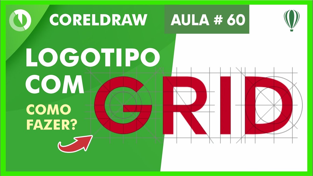 Como fazer um logo com grid no Corel Draw