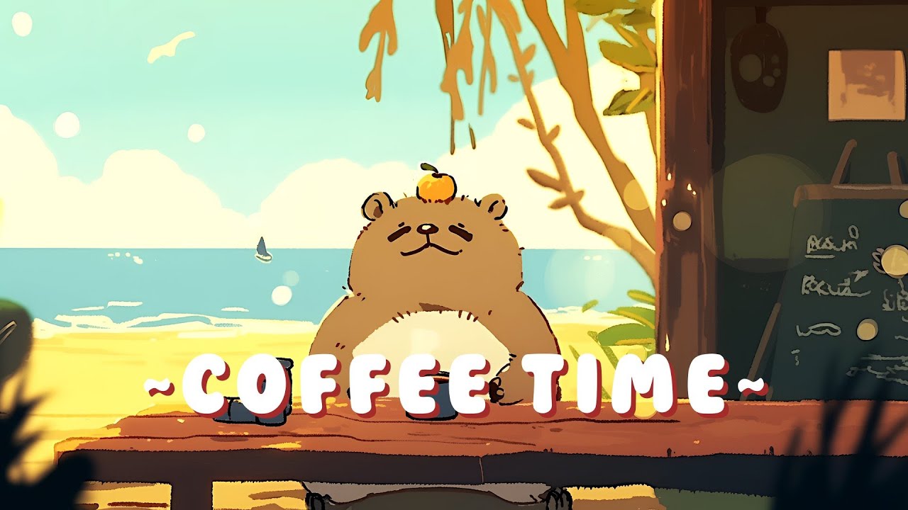 [1 Hour] Capybara Music Corner | Relaxing Tunes Collection 🦫 🌙 📖