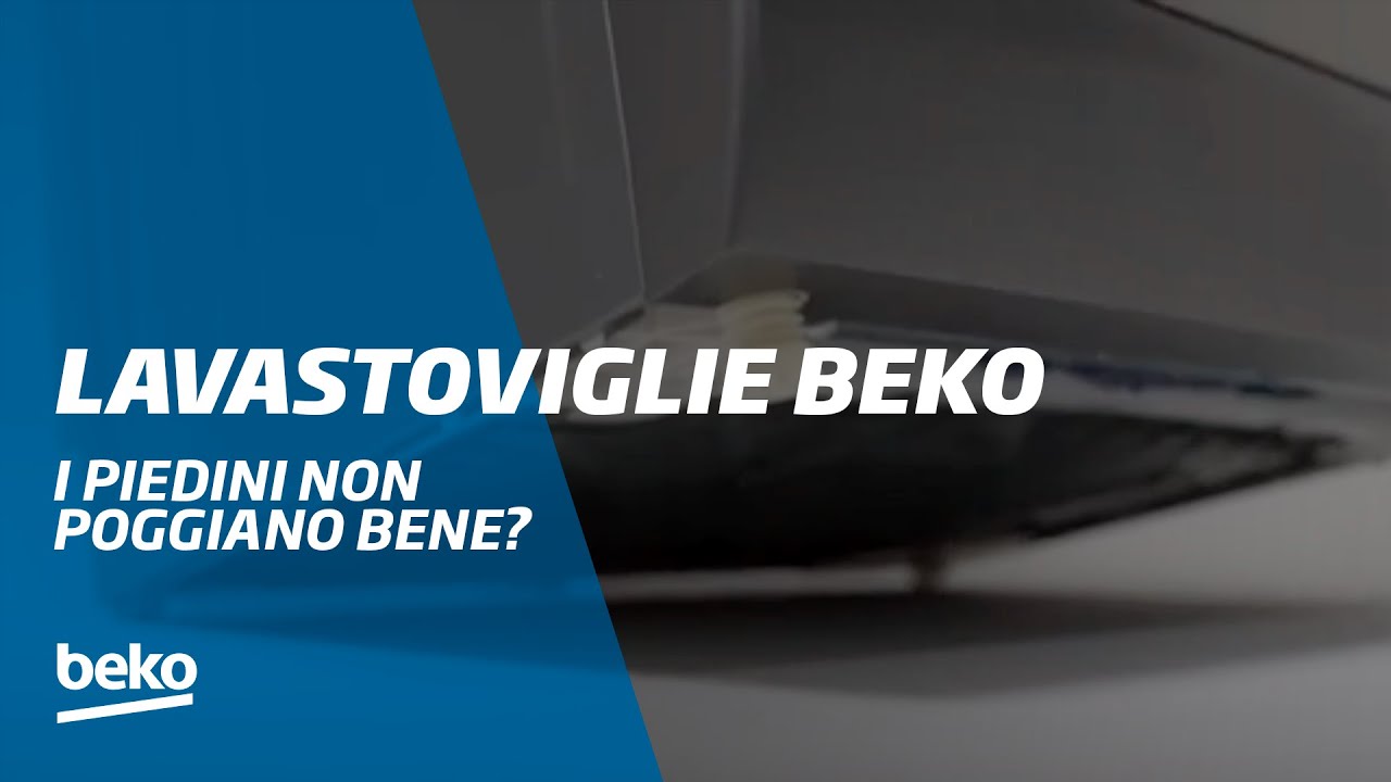 Come livellare la mia Lavastoviglie Beko | Beko Italia
