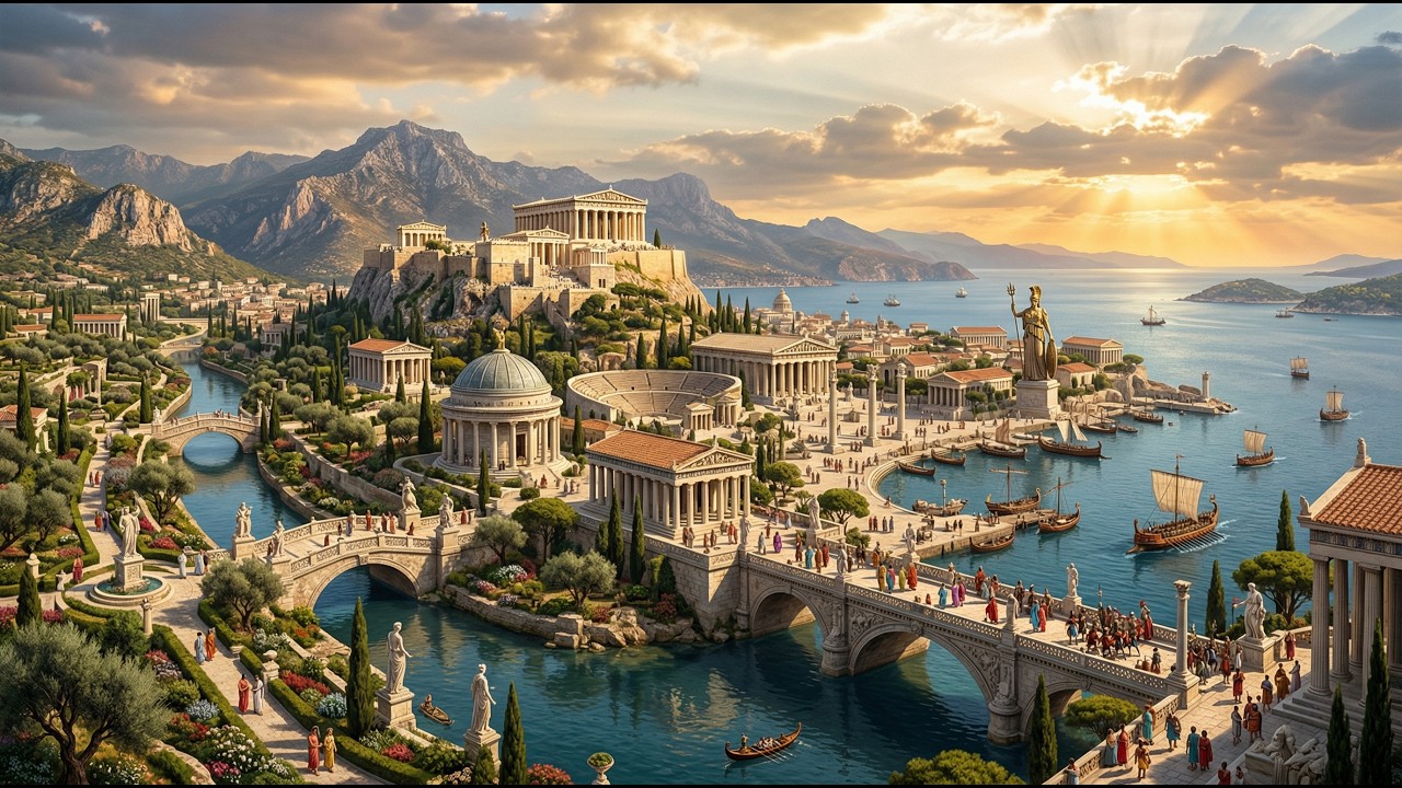 A Journey Through Ancient Greece  |  Cinematic 4K Journey