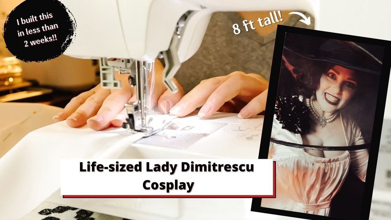 I built an 8 ft tall Lady Dimitrescu cosplay in 10 days | Check out the full reveal at the end
