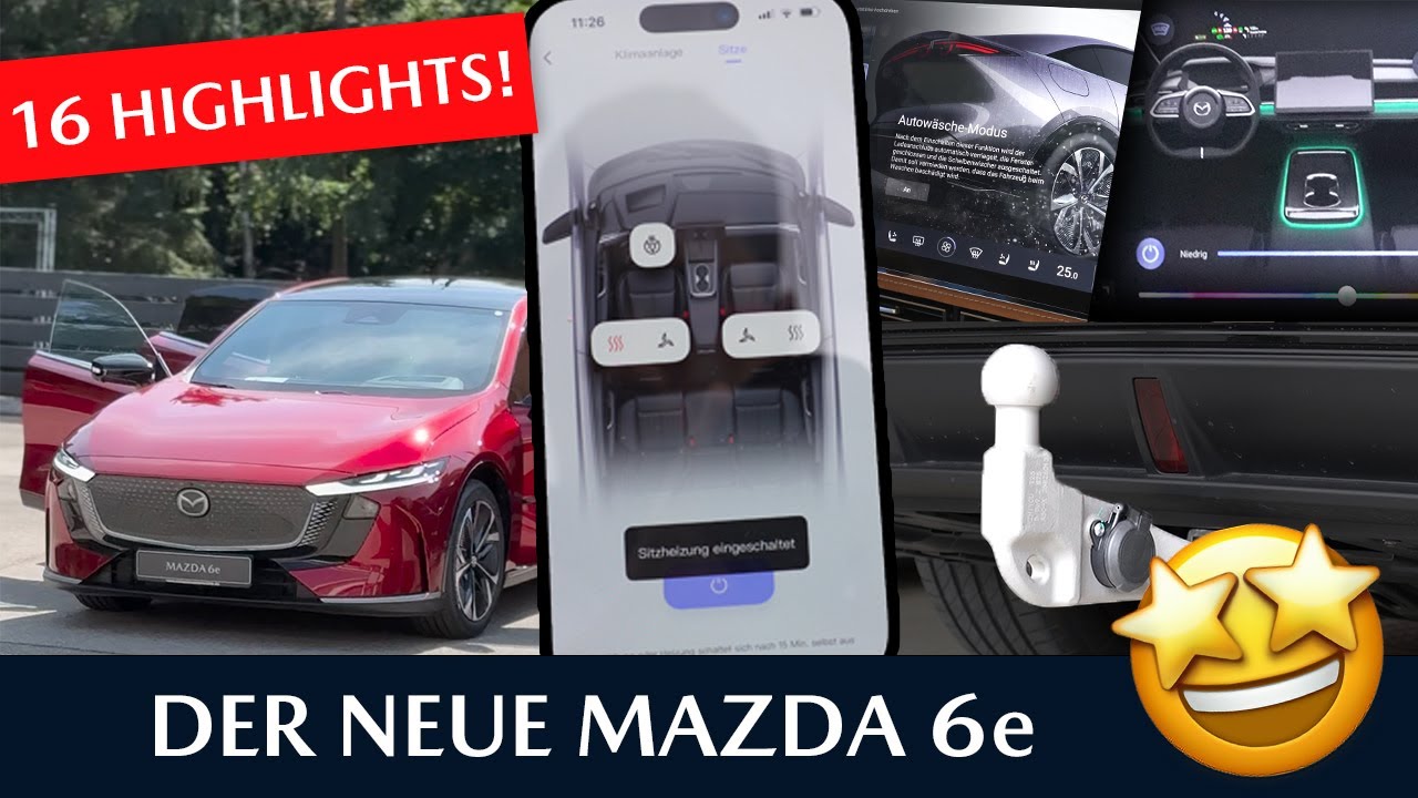 16 GENIALE Features des neuen #MAZDA6e auf die ich lange gewartet habe! 🤩