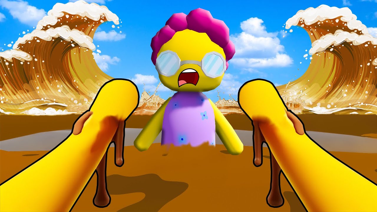 Wobbly Life but it's FIRST PERSON With a Poo Tsunami?!