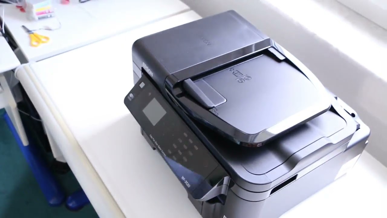 Unboxing and Review - EPSON WF3520 DWF [FULL-HD] [GERMAN]