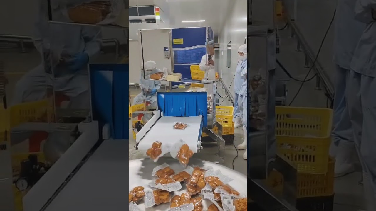 Food X Ray Inspection Machine High Sensitivity For Nuts