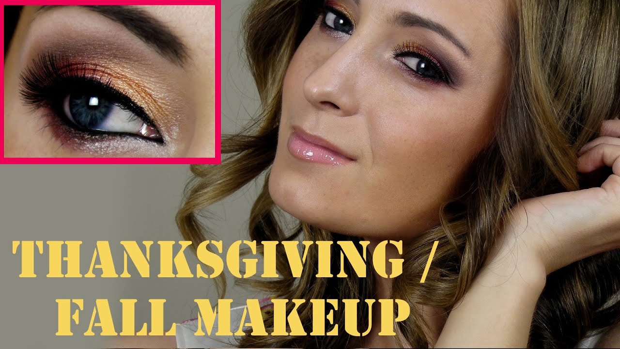 Fall / Thanksgiving Makeup Tutorial: Spicy Cranberry / Осенний макияж