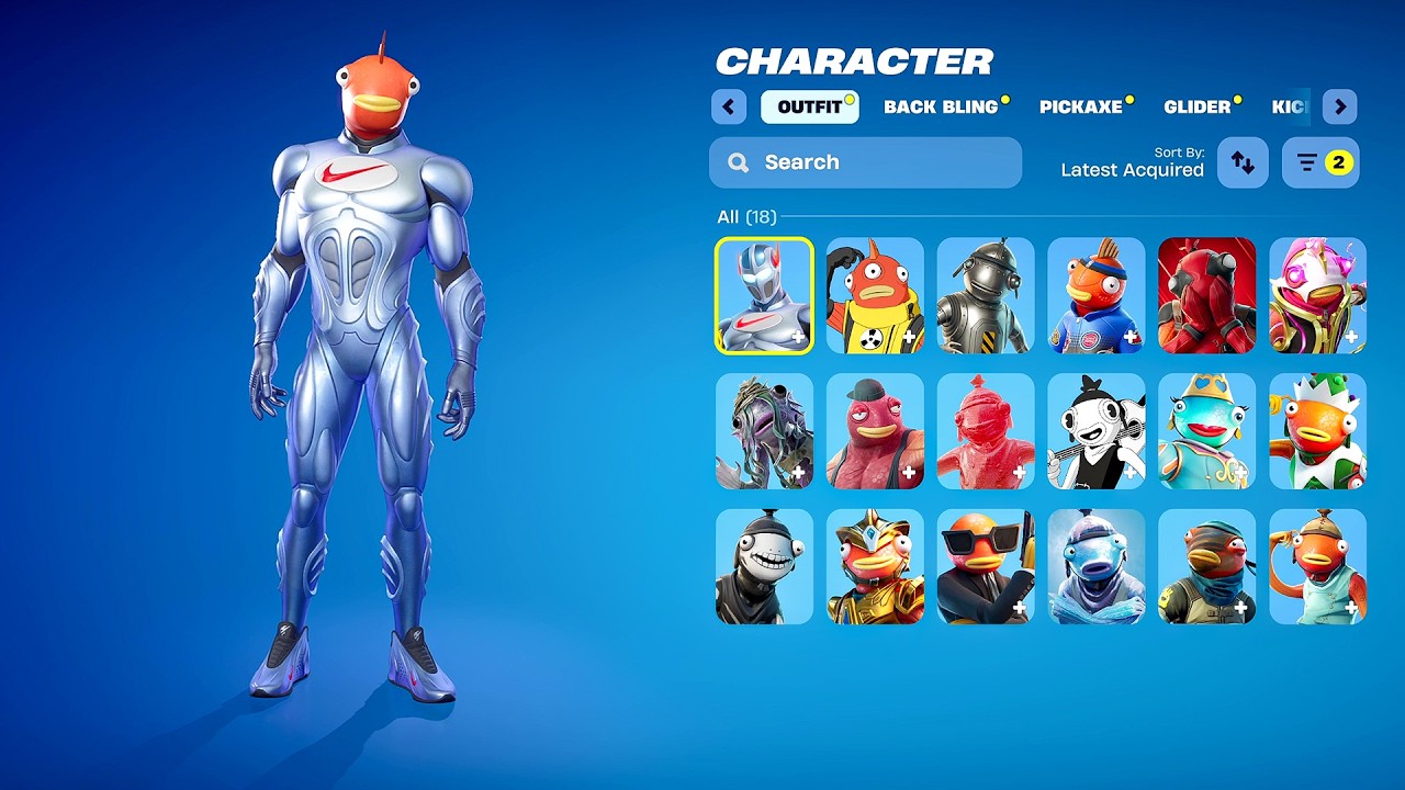 Все скины для рыбной палочки в Fortnite (2018–2026)