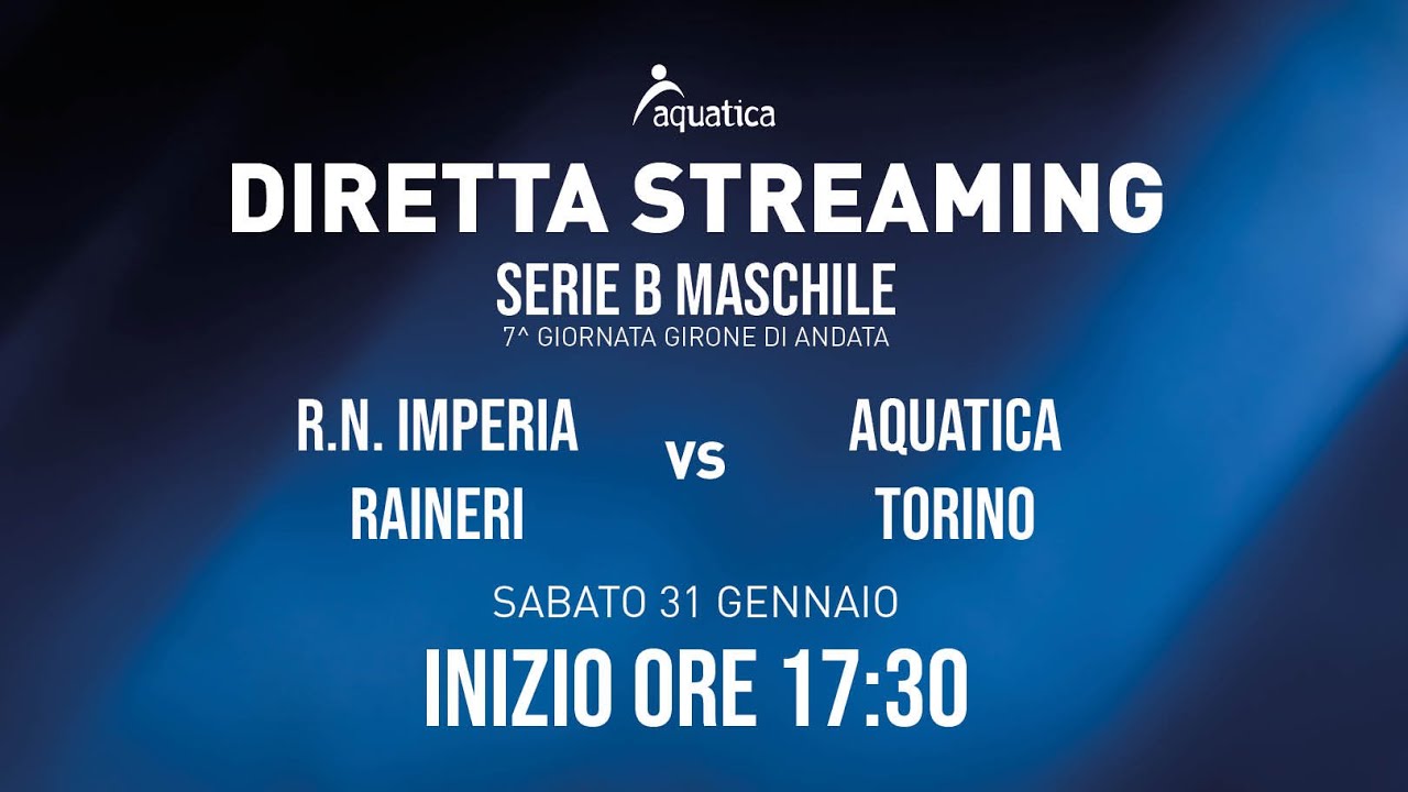 7° GIORNATA ANDATA CAMP SERIE B MASCHILE RN IMPERIA 57  - AQUATICA