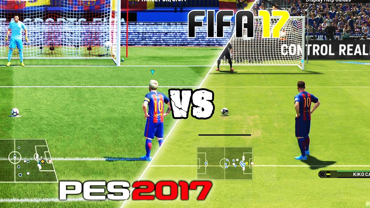 FIFA 17 vs. PES 17: Penalty Kicks