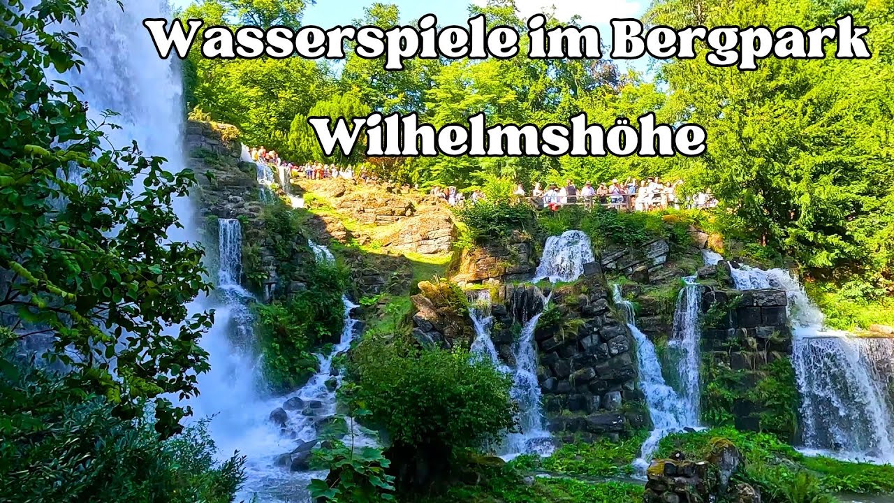 Beeindruckende Wasserspiele im Bergpark Wilhelmshöhe - Kassel - muss jeder mal gesehen haben!