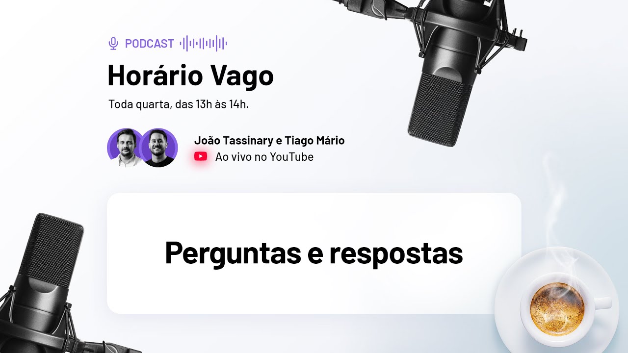 Horário Vago - Perguntas e respostas